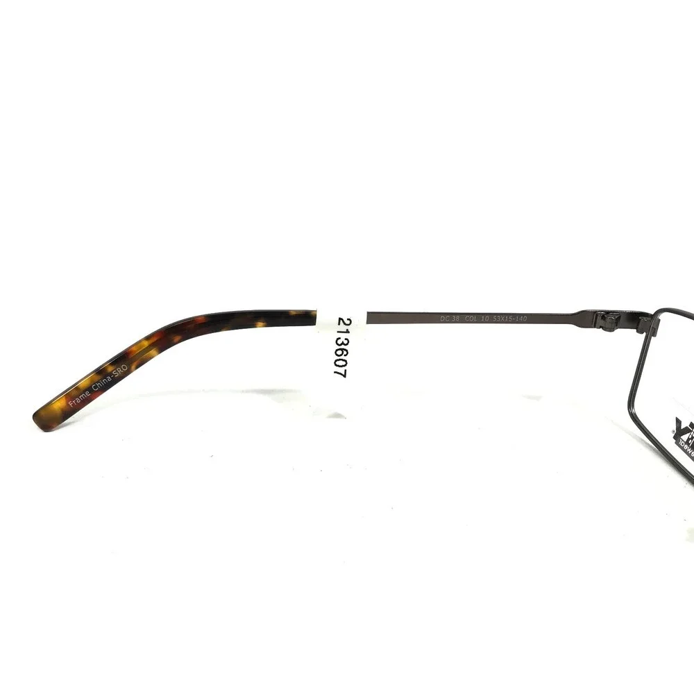 City Eyewear DC 38 COL 10 Eyeglasses Frames Grey Square Full Rim 53-15-140